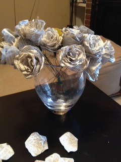 Paper Flowers - Completed Bunch